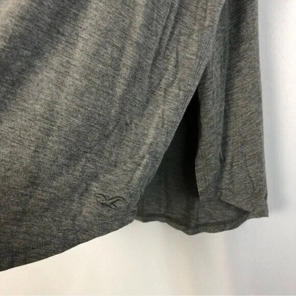 Hollister Gray Jersey Split Hem Tank Top S - Picture 4 of 5